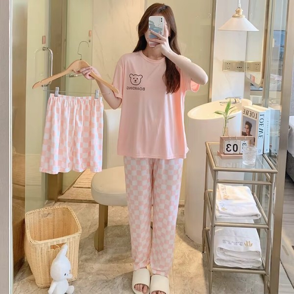 PJ-WN-3PC-003-FreeSize-Pink